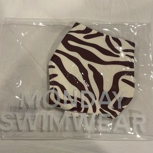 Brown zebra bikin bottoms. Brand new never worn